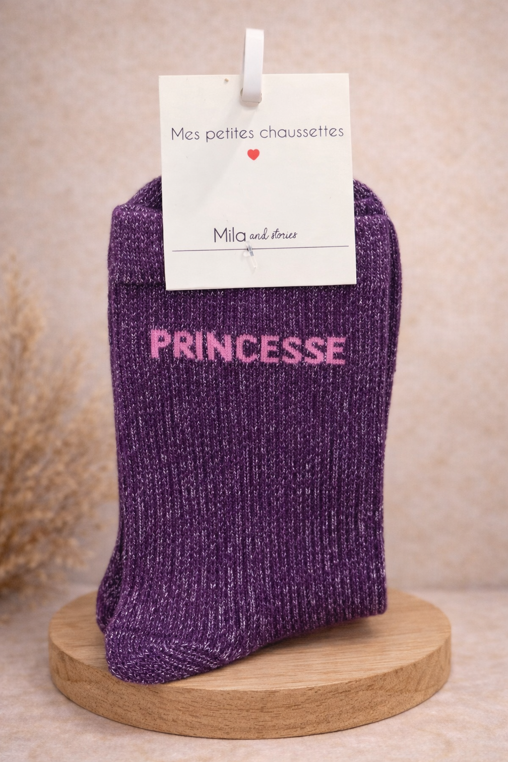 Chaussettes à paillettes Princesse
